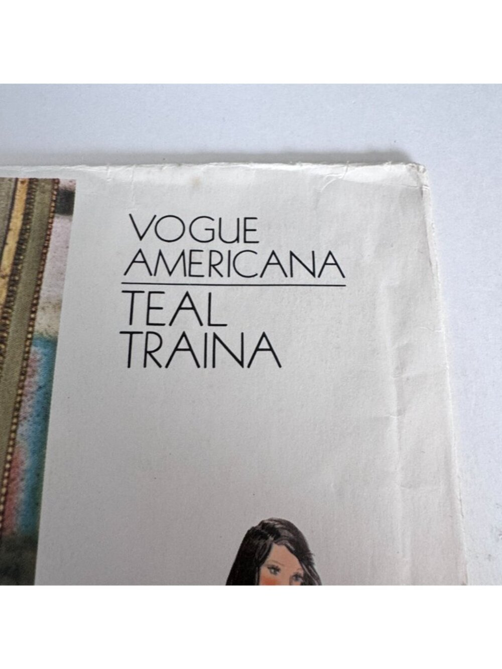 Vogue Americana Sewing Pattern 1186 Teal Traina Coat Dress 1970s A-Line Size 10 - Picture 5 of 11